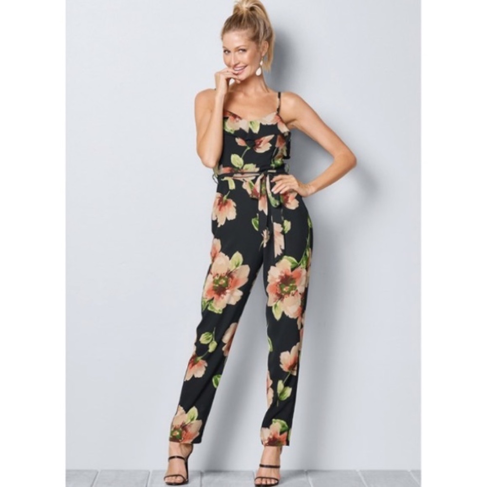 Venus Floral Jumpsuit NEW